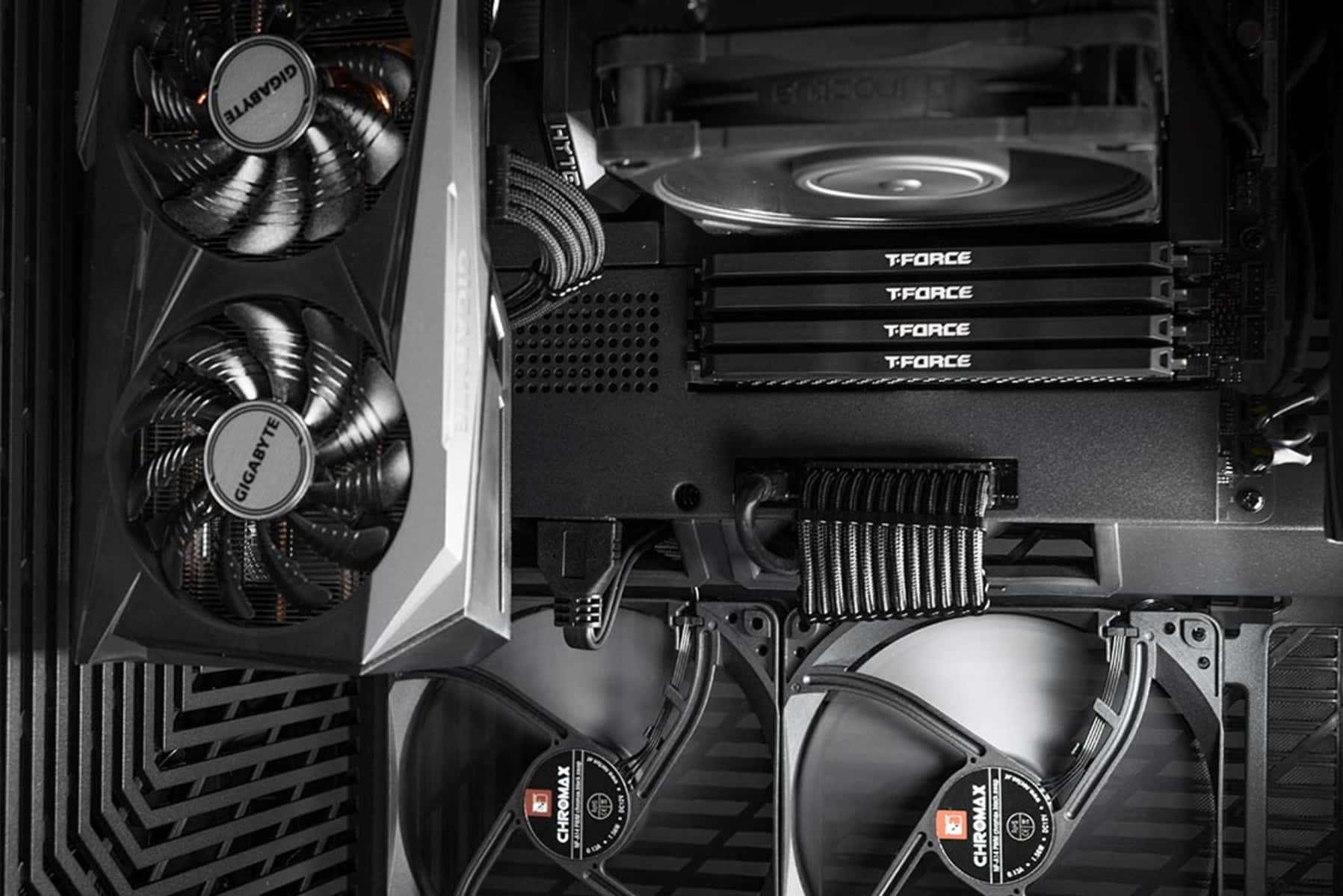 Nanotech Nanotech Project RTX4090 Graphics Workstation, Core i9 14900K, RTX 4090 24GB OC, 64GB (2 x 32GB) RGB DDR5, 4TB (2x2 TB) 4.0 NVMe SSD, AIO CPU Liquid Cooler, 1300W 80+ Platinum, With 6x RGB Fan, Wifi + BT, 1 Year Warranty - thumbnail 2