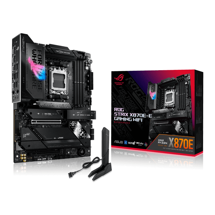 Nanotech ASUS ROG Strix X870E-E Gaming WiFi Motherboard & AMD Ryzen 9 9950X3D2 Processor Combo Deal, High-Performance AM5 ATX Gaming & Content Creation Bundle - thumbnail 2