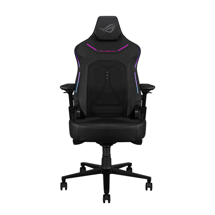 Asus ASUS ROG Courser Gaming Chair, Premium PU Leather, Black Edition, High Density Foam, 4D Armrests, Ergonomic Racing Design, Class 4 Gas Lift - thumbnail 1