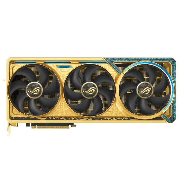 Asus ROG Astral GeForce RTX 5080 Dhahab CORE OC Edition 16GB GDDR7 OC EDITION 3 FAN | 90YV0LV6-M0NM00 thumbnail 2