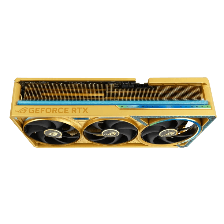 Asus ROG Astral GeForce RTX 5080 Dhahab CORE OC Edition 16GB GDDR7 OC EDITION 3 FAN | 90YV0LV6-M0NM00 thumbnail 6