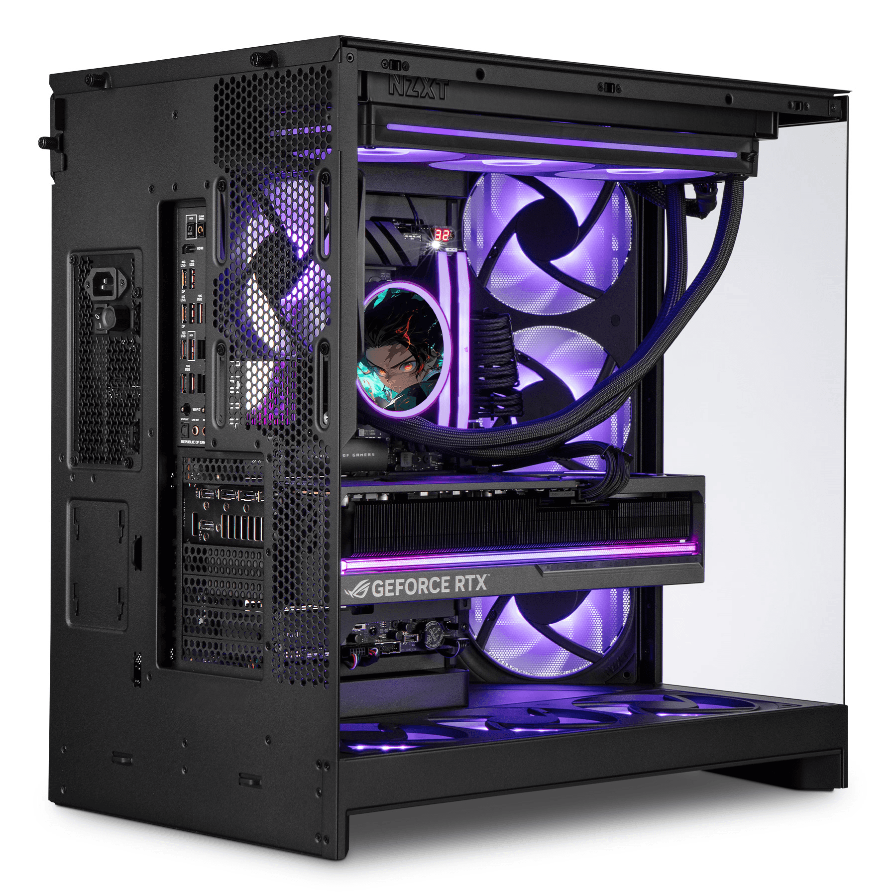 ROG Flagship Gaming & Content Creation PC: AMD Ryzen 9 9950X3D, ASUS ROG ASTRAL 5090 OC, 64GB DDR5 6000MT/s, 2TB Gen5 SSD, 1200W Platinum III thumbnail 4