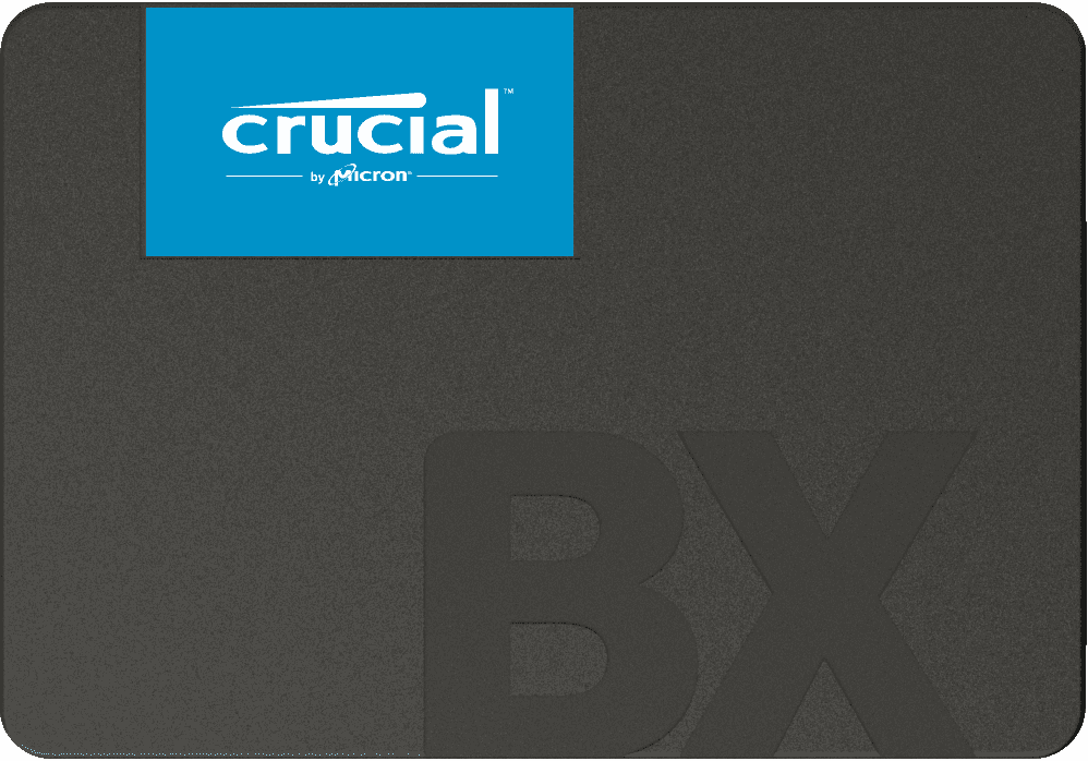 Crucial Crucial BX500 SATA 2.5" Internal SSD, 1TB Capacity, 540 Mb/s Sequential Read, 500 Mb/s Sequential Write, 360TB TBW SSD Endurance, Black | CT1000BX500SSD1 - thumbnail 1