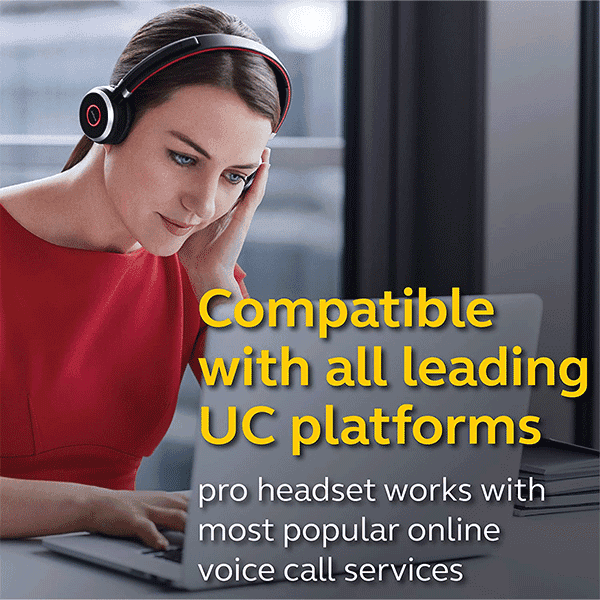 Jabra Jabra Evolve 65 SE Link380a MS Stereo Bluetooth Headset with Dual Connectivity, Noise Cancelling Microphone, Up to 12h Battery Life, 30m Wireless Range, For Multi Tasking, Black | 6599-833-309 - thumbnail 6
