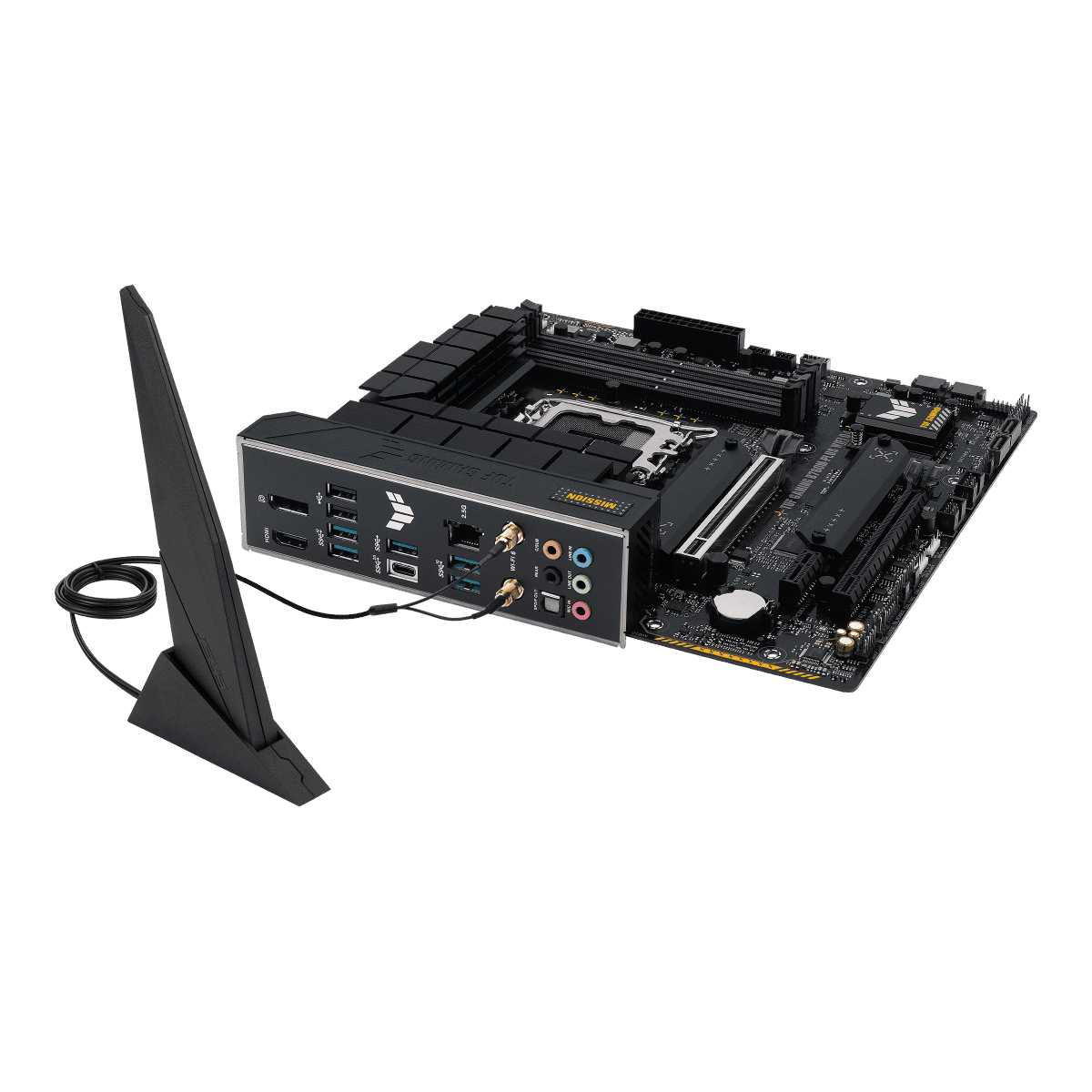 Asus ASUS TUF Gaming B760M-PLUS WIFI D4 LGA1700 mATX Motherboard, 4x DDR4 DIMM /128GB Max Memory, Wi-Fi 6 / BT 5.2 / 2.5Gb ETH, PCIe 5.0, 2 x M.2, USB 3.2 Type-C / Thunderbolt, HDMI / DP | 90MB1DG0-M0EAY0 - thumbnail 4