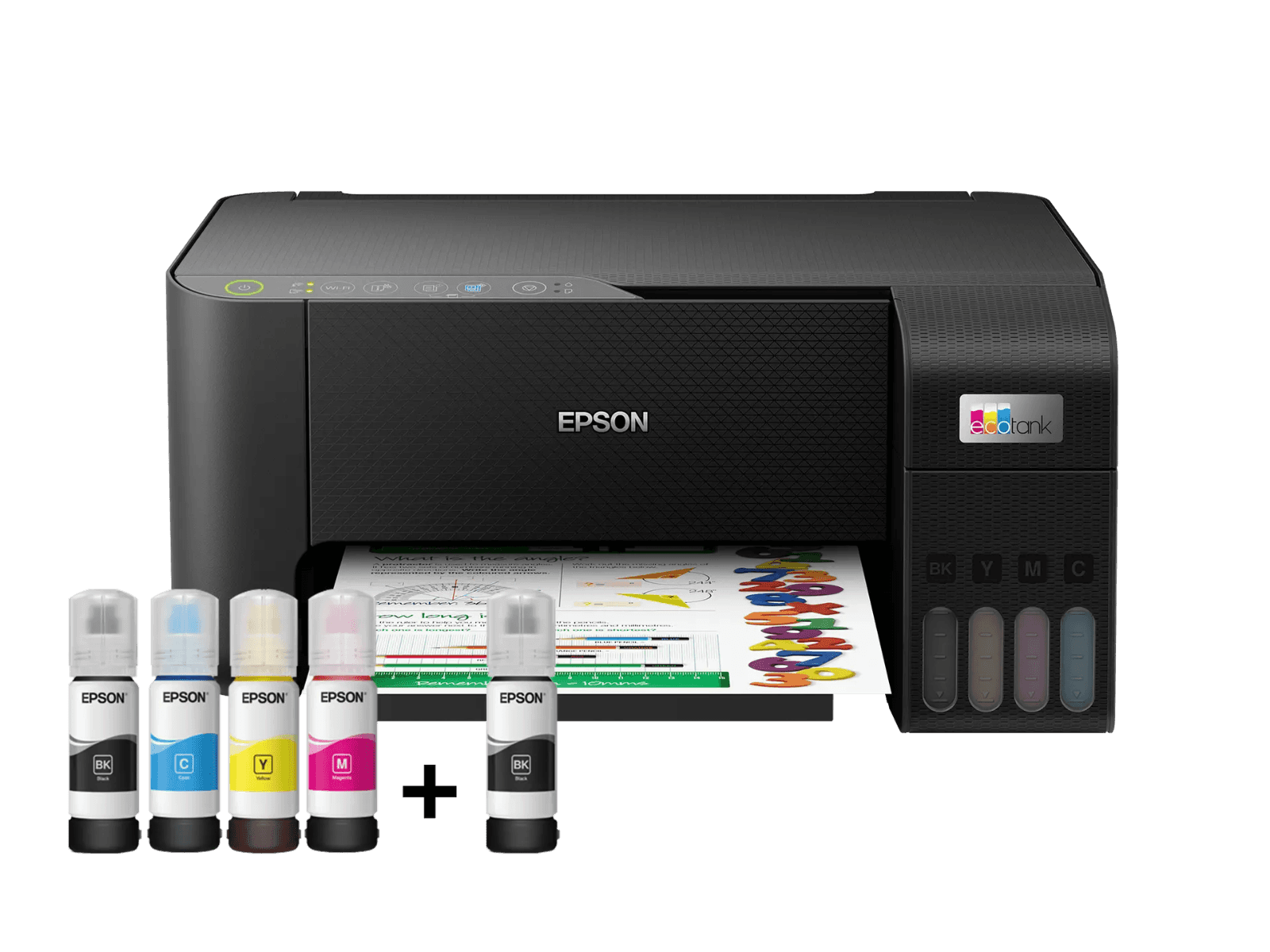 EPSON  EPSON EcoTank L3250 A4 Color 3-in-1 Printer, With Wi-fi Direct, 5760 x 1440 DPI Resolution, 33ppm Print Speed, 30 Sheets Output Tray, 100 Sheets Paper Tray, Black - thumbnail 7