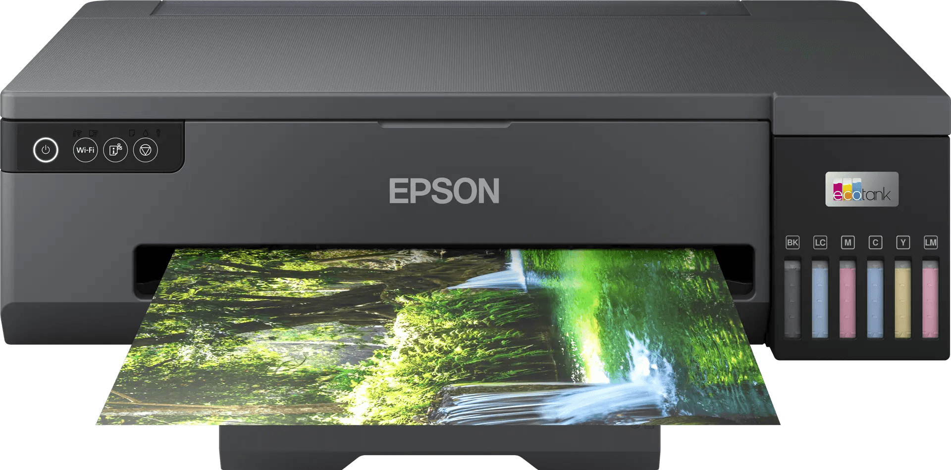  EPSON EcoTank L18050 Ink Printer, 6 Color Dye Based Inks, A3+ Borderless Photo Printing, Print Speed Appx 27 sec* (4R) / 65 sec* (A4), CD/DVD/PVC/ID Card Printing, WiFi Direct, Black | C11CK38403DA thumbnail 2