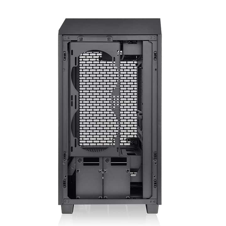 Thermaltake The Tower 200 Mini Computer Case, SPCC+Tempered Glass Material, Supports Up to 280mm Radiator, Up to 4 Fans Support, Removable Dust Filter-Black - thumbnail 5