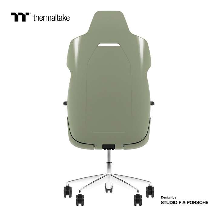 Thermaltake Argent E700 Real Leather Gaming Chair, Design by Studio F. A. Porsche, 4D Adjustable Armrests, Wire-Control Mechanism, 4 Gas Lift-Matcha Green - thumbnail 3
