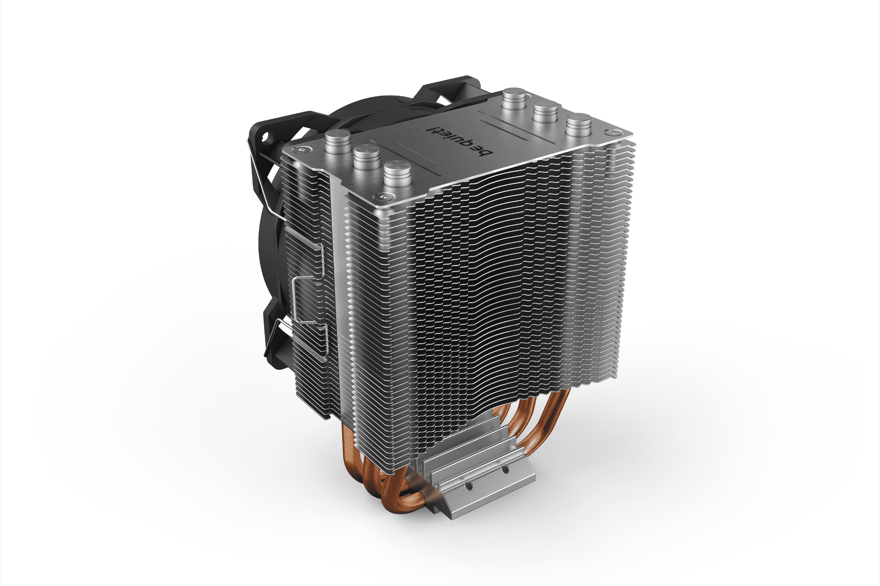 Be quiet! Be Quiet! Pure Rock Slim 2 CPU Cooler, Pure Wings 2 92mm PWM Fan, 2000 RPM Fan Speed, 34.9 CFM Fan Airflow, Aluminum / Copper Base Material, 4-Pole Fan Motor Technology, Black | BK030 - thumbnail 1