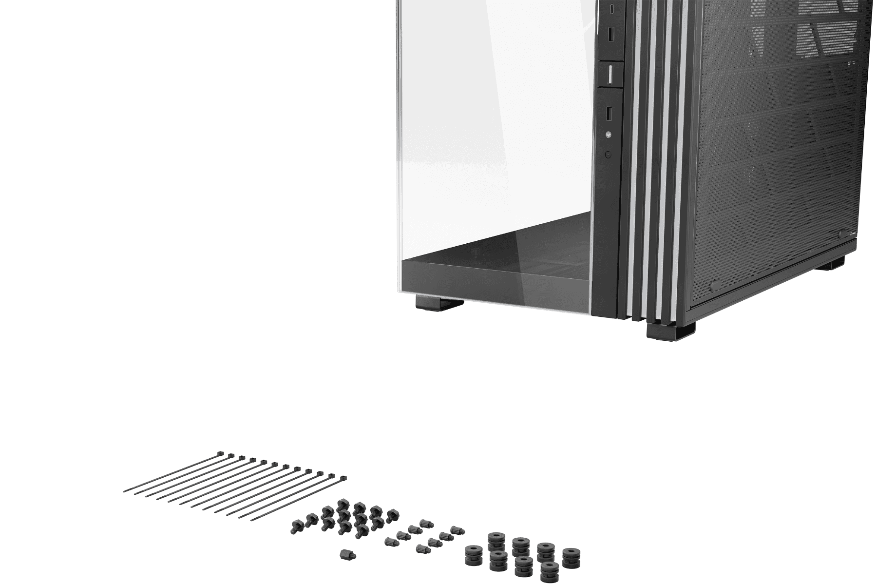 Be quiet! Be Quiet! Light Base 900 FX E-ATX Full Tower Computer Case, 4x Light Wings 140mm Pre-Installed Fan, Up to 420mm Radiator & 10x Fan Max Support, Fully Windowed Front & Side Panel, Black | BGW71 - thumbnail 4