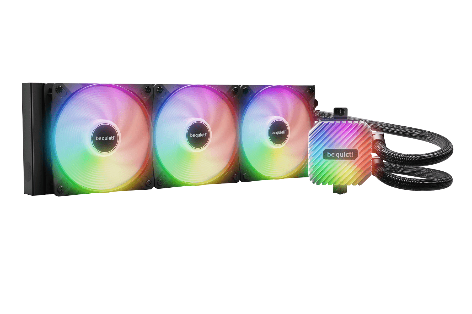 Be quiet! be quiet LIGHT LOOP 360mm Black  All-in-One Liquid Cooling, 3x Light Wings LX PWM Fans, ARGB Cooling Block, 2900 Pump speed (rpm) | BW022 - thumbnail 2