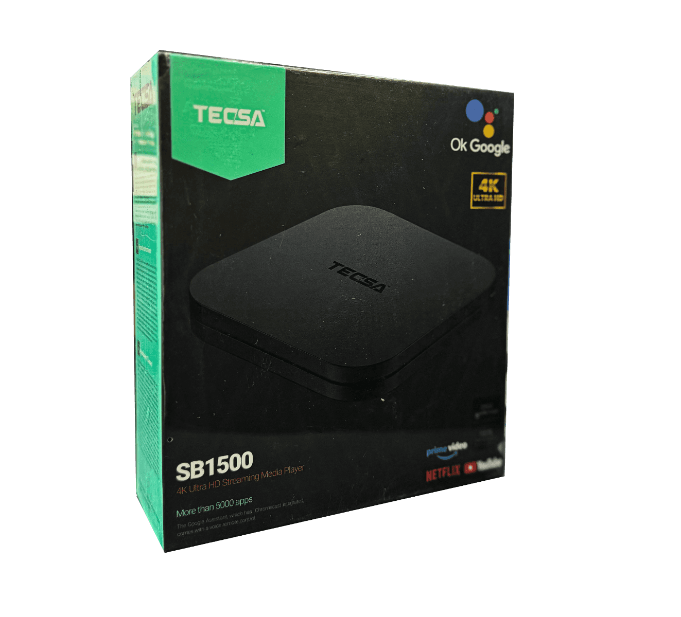 Nanotech Tesca SB1500 Android TV BOX 4K Ultra HD Streaming Media Player - thumbnail 1