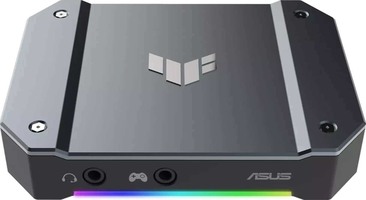 Asus Tuf Gaming CU4k30 Capture Box, 4K 60Hz HDR, USB 3.2 Gen1x1 Type-C, HDMI 2.0 Video / Audio Input, LED RGB Lighting Effect | 90YM00H0-B0EA00 - thumbnail 3