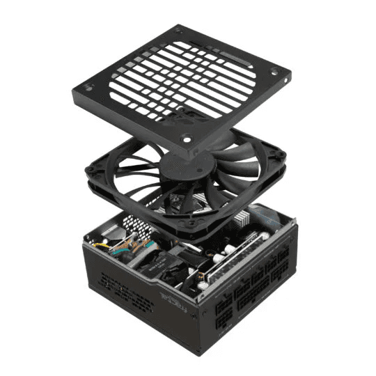 Fractal Design Fractal Ion SFX-L 650W Gold Full Modular Power Supply, UltraFlex DC wires, 80 PLUS Gold, Large 120 mm fan, Black | FD-PSU-ION-SFX-650G-BK - thumbnail 3