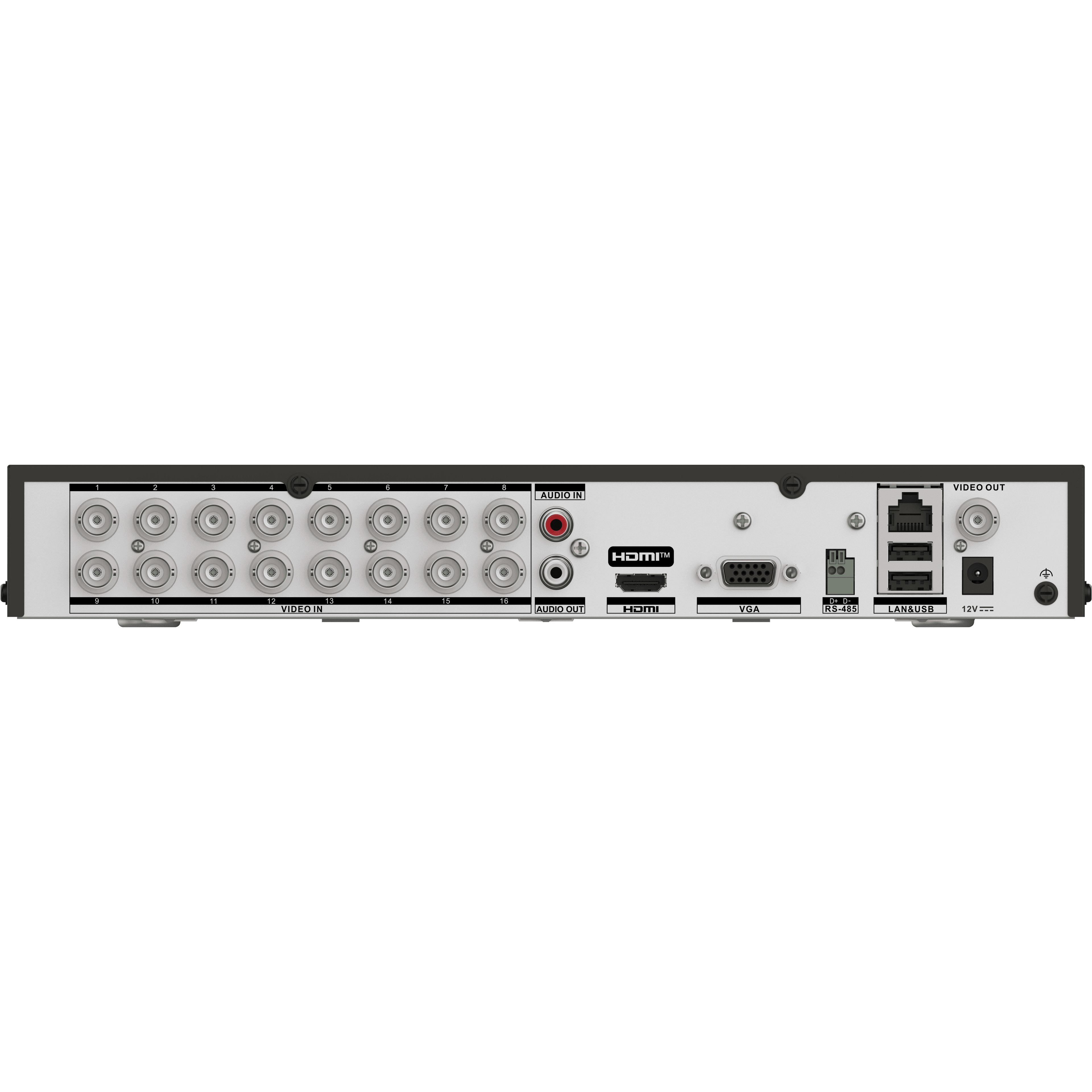 Hikvision iDS-7216HQHI-M1/XT 16 Channel 1080p 1U H.265 AcuSense DVR, Supports 3K/5MP Analogue Camera, Support  Two-Way Audio Technology thumbnail 3