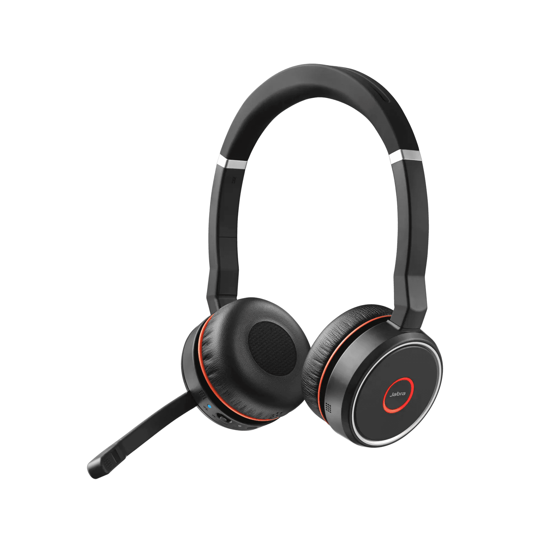 Jabra Jabra Evolve 75 SE Stereo Wireless Headset - Bluetooth Headset with Noise-Cancelling Microphone, Active Noise Cancellation - MS Teams Certified, Works with All Other Platforms - Black | 7599-842-109 - thumbnail 1