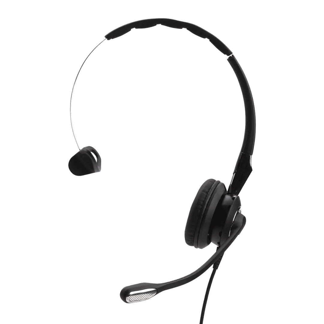 Jabra Jabra Biz 2400 II USB-A CC MS On-Ear Mono Headset - Microsoft Skype for Business Certified Noise-cancelling Corded Headphone with HD Voice and Programmable Controller, 2496-823-309 - thumbnail 1