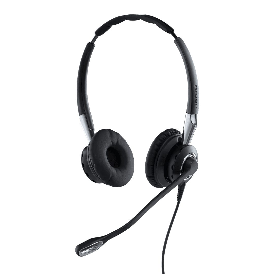 Jabra Jabra Biz 2400 II QD Duo Noise Cancelling Headset, DSP Technology, Duo Headband, 360 Degree Rotating Boom Microphone, Black | 2409-820-204 - thumbnail 1