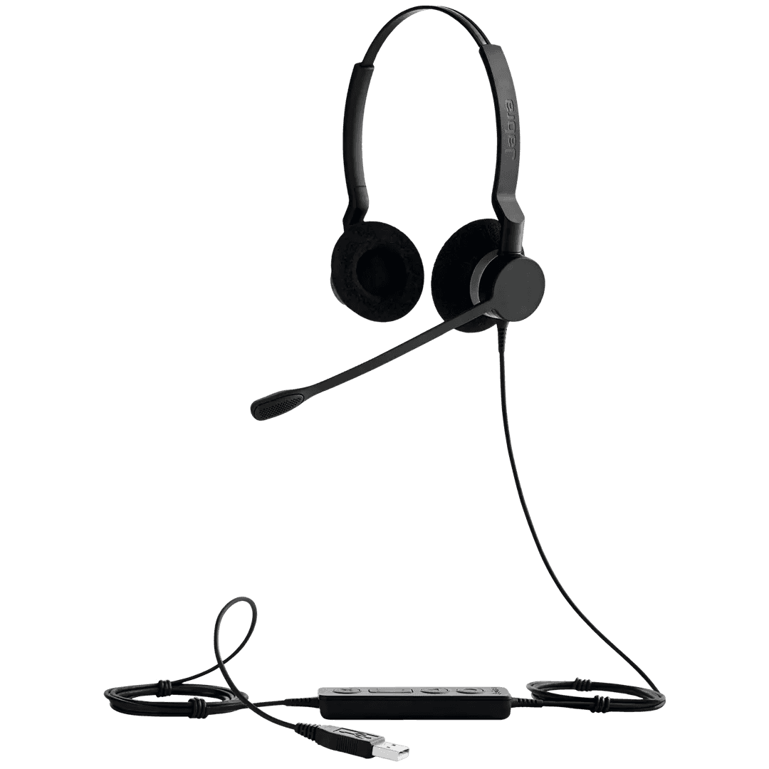 Jabra Jabra Biz 2300 USB UC Duo, Professional contact center headset  | 2399-829-109 - thumbnail 2