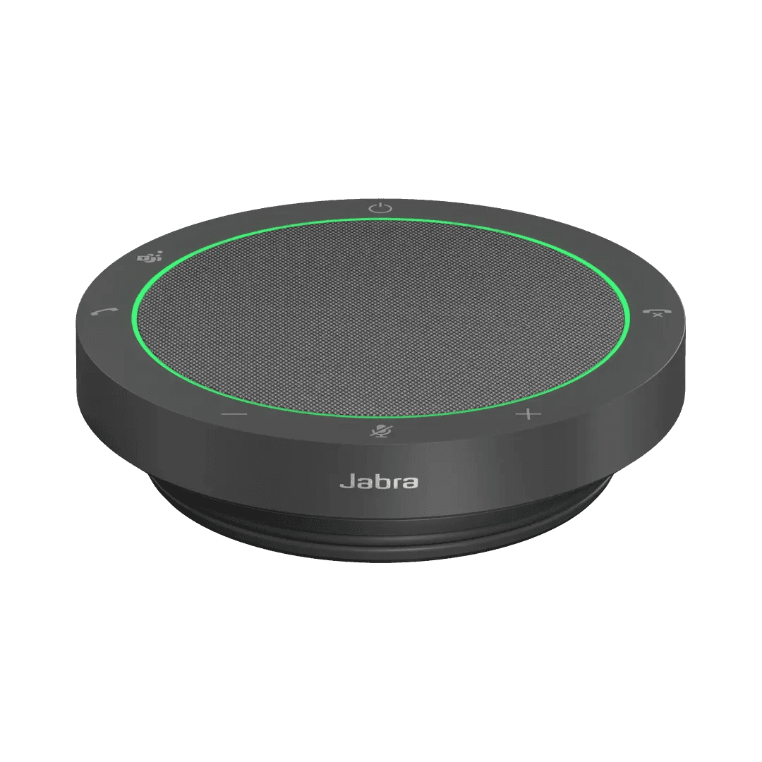 Jabra Jabra Speak2 40 Portable Speakerphone - 4 Noise-Cancelling Mics, 50mm Full Range Speakers with Wideband Audio for Clear Sound, USB-A/USB-C Connections - Certified Microsoft Teams Speaker, Dark Grey | 2740-109 - thumbnail 2