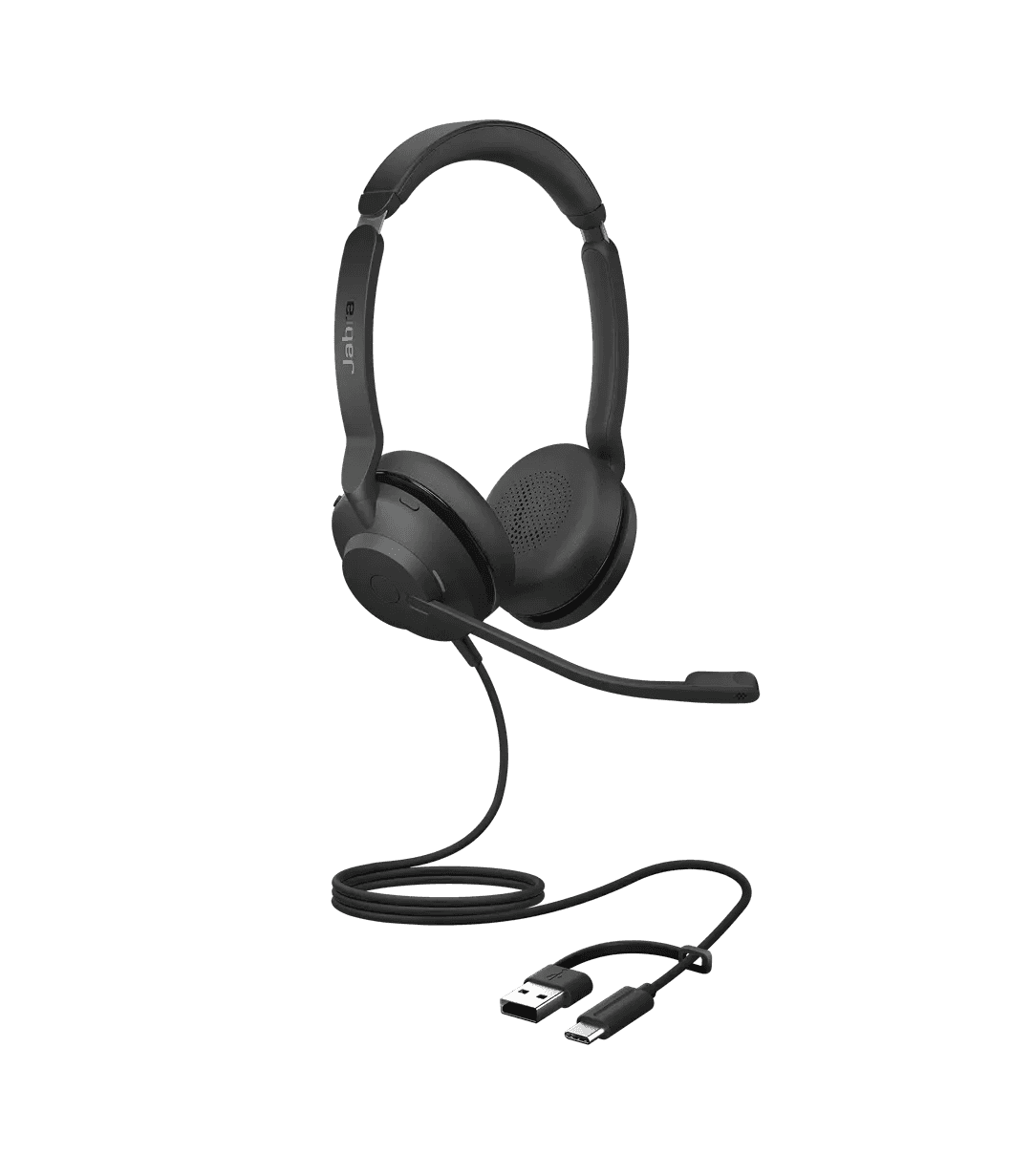Jabra Jabra Evolve2 30 SE UC Stereo Wired Headset, USB-C/A, Noise-Cancelling Microphone, Black – 23189-989-779 - thumbnail 3