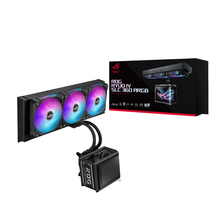 Asus ASUS ROG Maximus Z890 Hero Intel Ultra LGA 1851 Motherboard, ROG Ryuo IV SLC 360 ARGB Liquid Cooler, 6.67 Inch AMOLED Screen, PC Upgrade Bundle - thumbnail 3