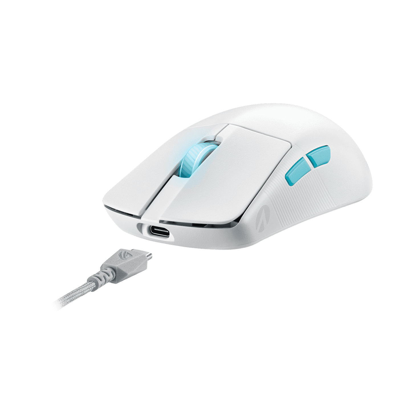 Asus ASUS ROG Harpe Ace Aim Lab Edition P713 Wireless Gaming Mouse, 2.4GHz SpeedNova Wireless & Bluetooth, Ultra-Lightweight Esports Design, High-Precision Optical Sensor, White – 90MP02W0-BMUA10 - thumbnail 5