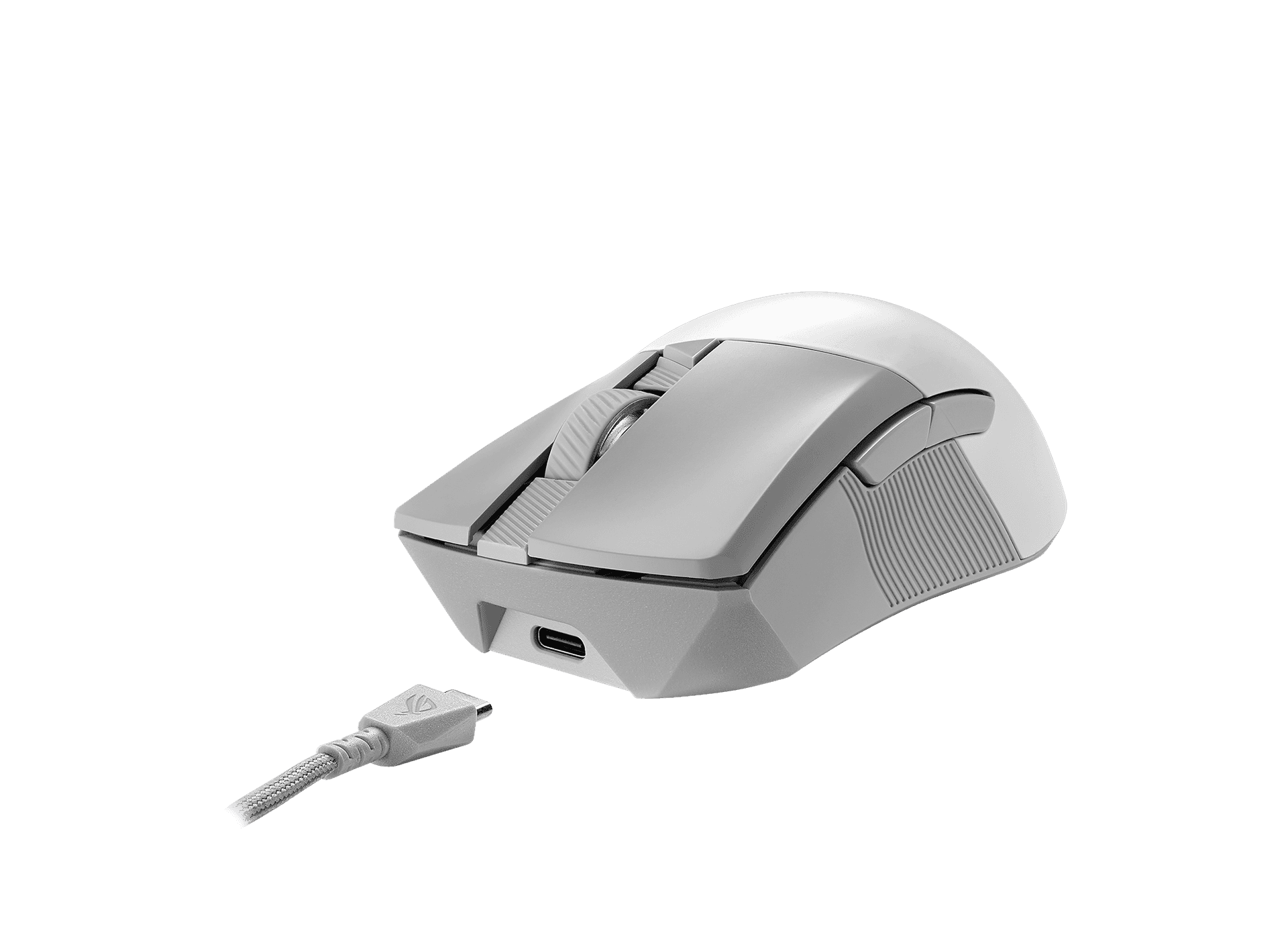 Asus ASUS ROG Gladius III Wireless AimPoint P711 Gaming Mouse, Tri-Mode Connectivity (2.4GHz, Bluetooth & USB), High-Precision AimPoint Optical Sensor, ROG Push-Fit Switch Sockets, RGB Lighting, Black – 90MP02Y0-BMUA01 - thumbnail 4