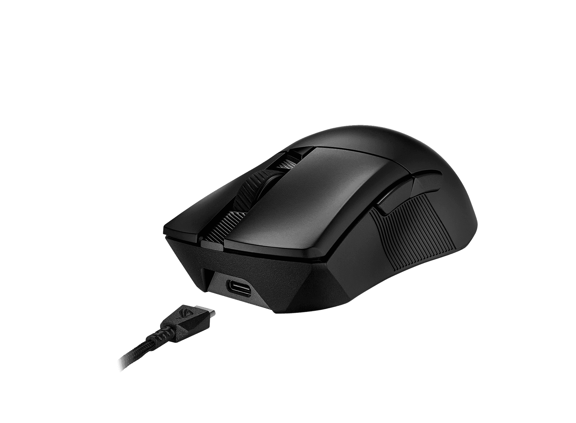 Asus ASUS ROG Gladius III Wireless AimPoint P711 Gaming Mouse, Tri-Mode Connectivity (2.4GHz, Bluetooth & USB), High-Precision AimPoint Optical Sensor, ROG Push-Fit Switch Sockets, RGB Lighting, Black – 90MP02Y0-BMUA01 - thumbnail 4