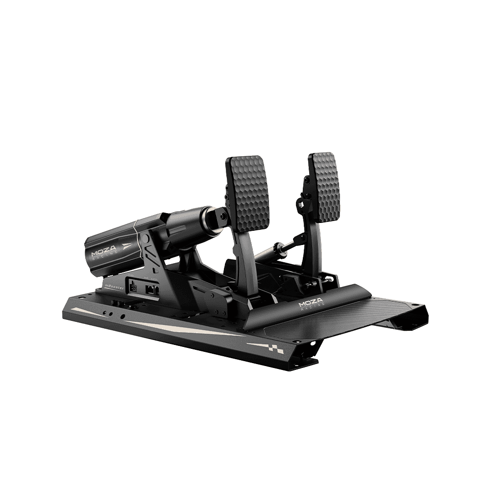 MOZA MOZA Racing R21 Ultra Direct Drive Sim Racing Bundle, RS090 21Nm Wheel Base, RS096 Lamborghini Revuelto Wheel, RS082 mBooster Pedal Set with CRP2 Throttle, RS076 mBooster Active Pedal & RS31 HBP Handbrake, Complete PC Sim Racing Setup - thumbnail 4