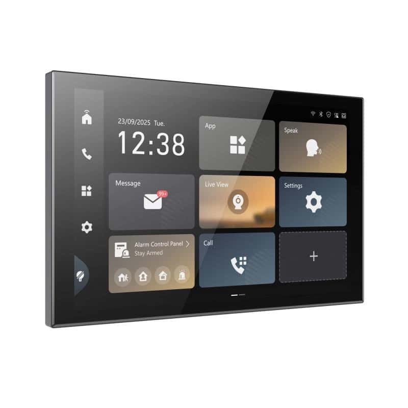 HIKVISION Hikvision DS-KH9570-WTE1-S Black 10-inch WiFi 6 Android Indoor Station | DS-KH9570-WTE1/S - thumbnail 3