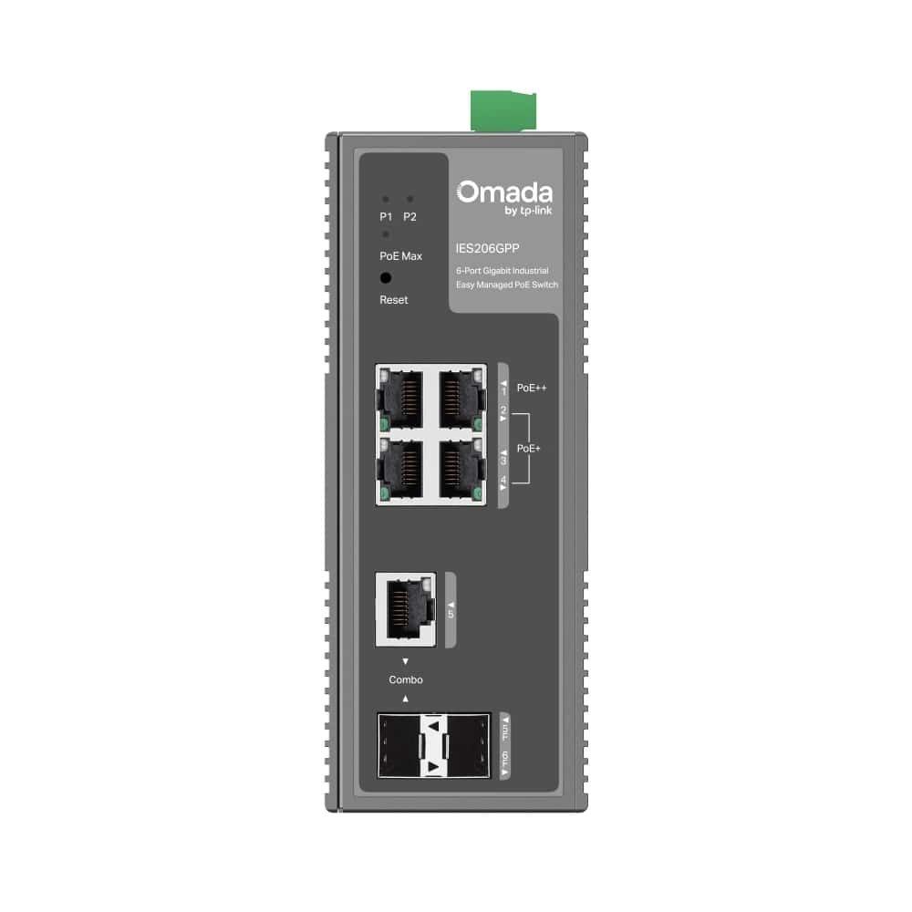 tp-link TP-Link Omada IES206GPP 6-Port Gigabit Industrial Easy Managed PoE++ Switch | IES206GPP - thumbnail 3
