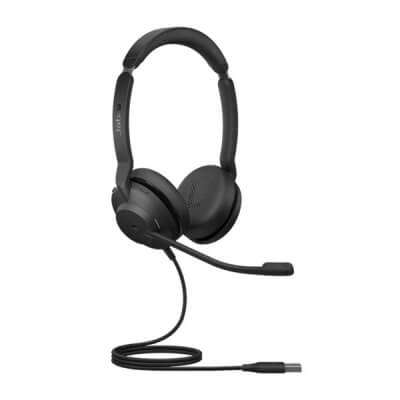 Jabra Jabra Evolve2 30 SE Wired Mono Noise Cancelling Headset - Features 2-Microphone Call Technology and USB-C Cable - MS Teams Certified, Works with All Other Platforms - Black| 23189-899-879 - thumbnail 2