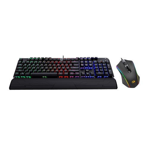 Redragon  K552-RGB-BA-1 mechanical gaming keyboard and mouse combo wired rgb led backlit 60% with arrow key keyboard & 7200 dpi mouse for windows pc gamers (tenkeyless keyboard mouse set) thumbnail 2