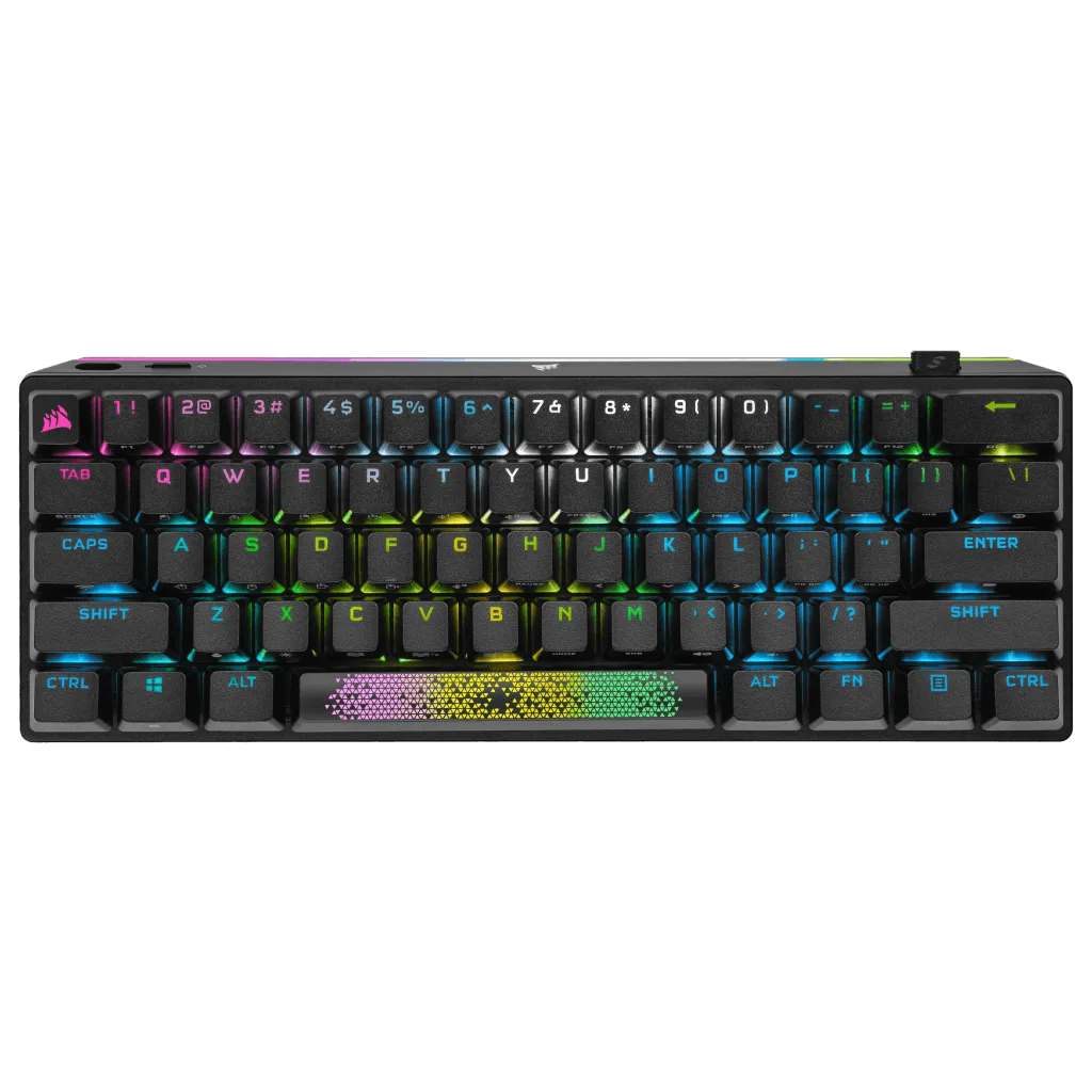 Corsair Corsair K70 PRO MINI WIRELESS 60% Mechanical CHERRY MX Red Switch Keyboard, with RGB Backlighting, Hot Swappable Keyswitches, Multi-platform Connectivity, Compact size, Black | CH-9189010-NA - thumbnail 2