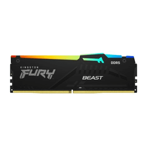 Kingston Fury 32GB DDR5-6000MTs single Memory 4G x 64-Bit  CL30 288-Pin DIMM, Intel XMP, Black | KF560C30BBA-32  thumbnail 1