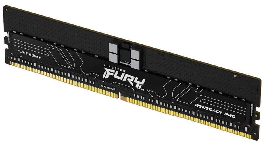 Kingston Kingston FURY Renegade Pro 32GB DDR5 ECC Desktop Memory, 6000MT/s Memory Speed, CL32 CAS Latency, ECC Registered, XMP 3.0 / EXPO, 288-Pin, 1.35 Volts, Black | KF560R32RBE-32 - thumbnail 2