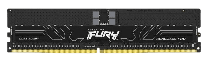 Kingston Kingston FURY Renegade Pro 32GB DDR5 ECC Desktop Memory, 6000MT/s Memory Speed, CL32 CAS Latency, ECC Registered, XMP 3.0 / EXPO, 288-Pin, 1.35 Volts, Black | KF560R32RBE-32 - thumbnail 1