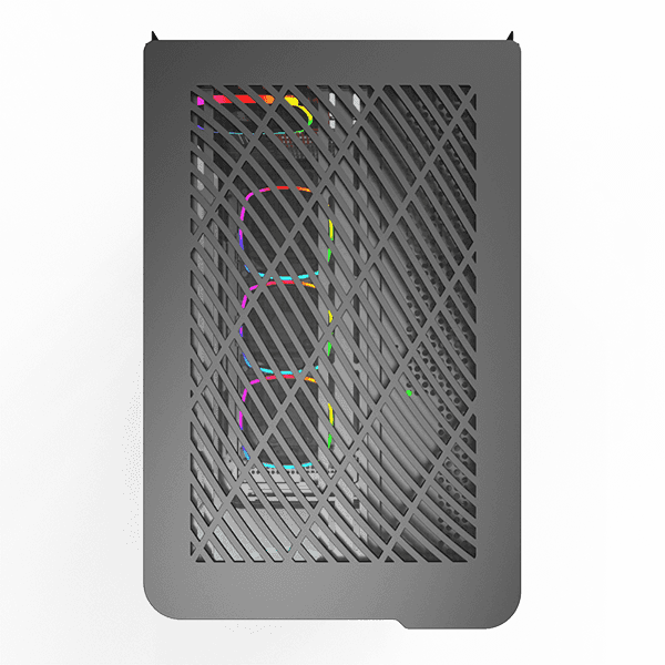 Montech KING 95 PRO Middle Tower Case, Duo Airflow Modes ( Turbo Mesh Mode & Elegant Glass Mode ), SPCC/Tempered glass, 4x120mm ARGB PWM Fans, Type-Cx1/USB3.0x2/Mic/Audiox1/LED Buttons | King 95 Pro Black - thumbnail 5