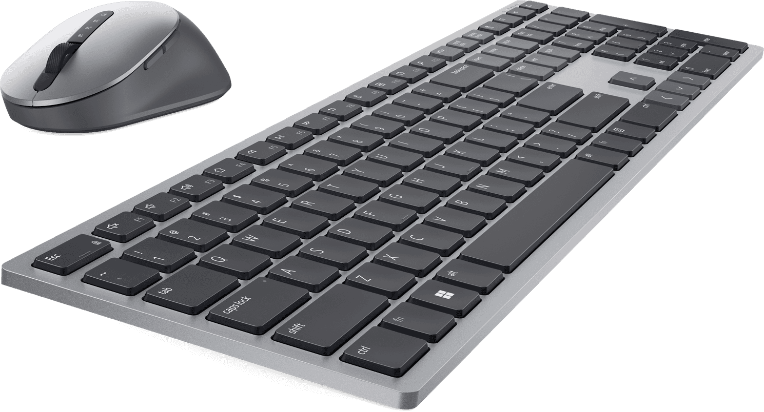 Dell Premier Multi-Device Wireless Keyboard and Mouse, 2.4 GHz, Bluetooth 5.0, 12 programmable keys of F1-F12 | KM7321W thumbnail 3