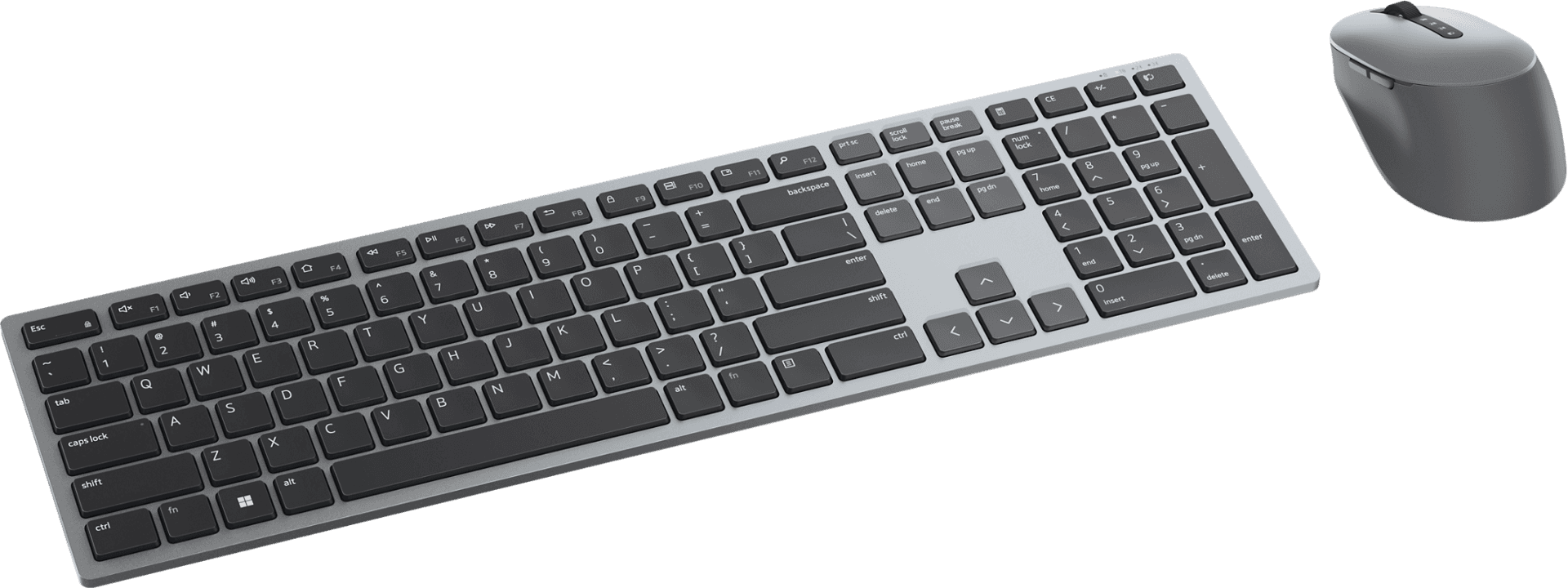Dell Premier Multi-Device Wireless Keyboard and Mouse, 2.4 GHz, Bluetooth 5.0, 12 programmable keys of F1-F12 | KM7321W thumbnail 2