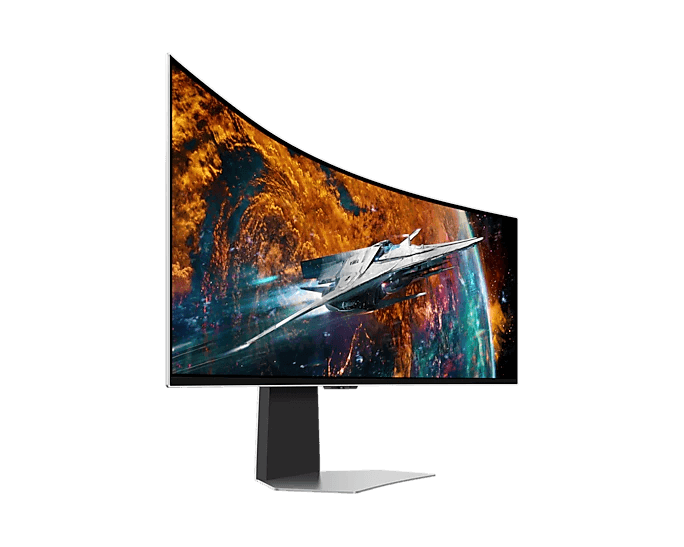 SAMSUNG Samsung 49" G95SC Odyssey OLED G9 240Hz Smart Gaming Monitor, DQHD (5,120 x 1,440), 0.03ms(GTG), 1800R Curvature, 32:9 Super Ultra-wide screen, Eye Saver Mode, Quantum Dot Color, Flicker Free, Game Mode, AMD FreeSync Premium Pro | LS49CG954SMXUE - thumbnail 13
