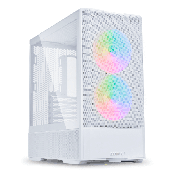 LIAN LI Lian Li Lancool 207 Mid Tower Case, 2x 140mm & 2x 120mm Pre-Installed Fan, Up to 360mm Radiator & 8x Fan Support, Steel & 4mm Tempered Glass Support, White | G99.LAN207RW.00 - thumbnail 1