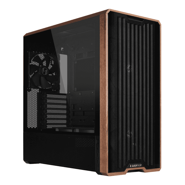 LIAN LI Lian Li LANCOOL 217 Mid-tower Workstation Case, Adaptive Front Fan Mounting, 5 Pre-installed Fans, Back-Connect Motherboards Compatible, Up to E-ATX/EEB Motherboard, Two PSU Mounting Directions, Two Power Buttons, PPLP Certification, Black | LAN217X - thumbnail 2