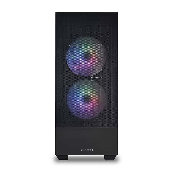 LIAN LI Lian Li Lancool 205 Mesh C X Airflow ATX PC Case, Tower Chassis, Tempered Glass Side Panel, SPCC Mesh Panel, 165mm PSU, 120mm PWM Fan, USB 3.0, 160mm Height Clearence, Black | Lancool 205 Mesh C - thumbnail 2