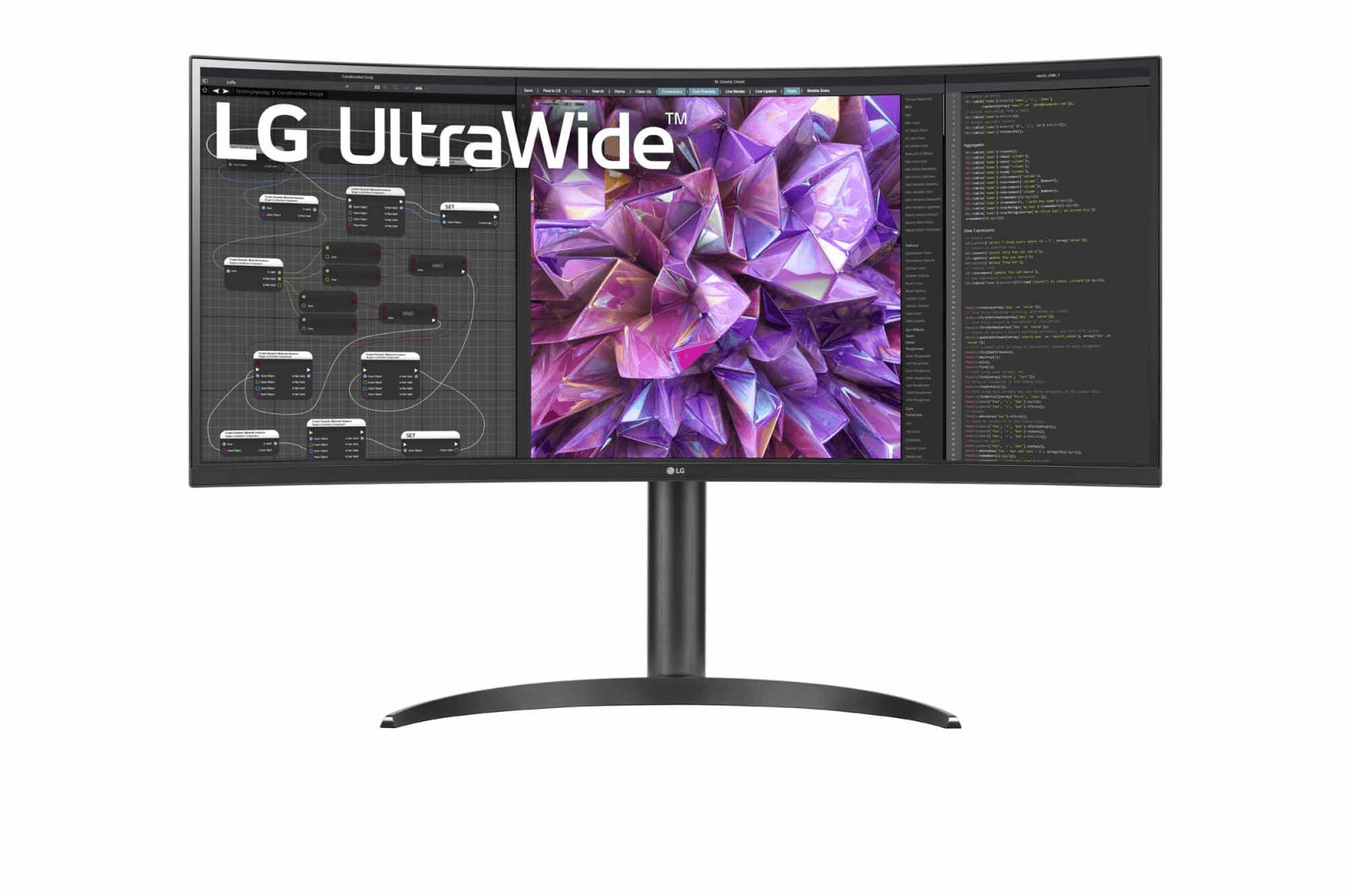 LG 34WQ75C-B 34'' UltraWide QHD IPS Curved Monitor, 60Hz Refresh Rate, 5ms Gtg Response Time, 1.07B Color Depth, 21:9 Aspect Ratio, HDR10, USB Type-C, LAN Port, Black | 34WQ75C-B thumbnail 7