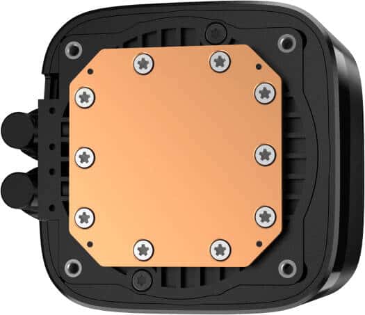 DEEPCOOL DeepCool LD240 Optimized 240mm Liquid CPU Cooler with Multiline LED Digital Display, 2x 120mm FD12 ARGB Fans, 2400 RPM Fan Speed, Real-Time CPU Status,  72.04 CFM Airflow, Black | R-LD240-BKMSN-G-1 - thumbnail 3