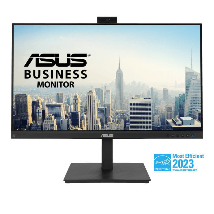 Asus ASUS BE279QSK Video Conferencing Monitor - 27 inch, Full HD, IPS, Frameless, Full HD Webcam, Mic Array, Stereo Speakers, Height Adjustable, Ergonomic Design, HDMI, Eye Care, Low Blue Light, Flicker Free, Wall Mountable - thumbnail 7