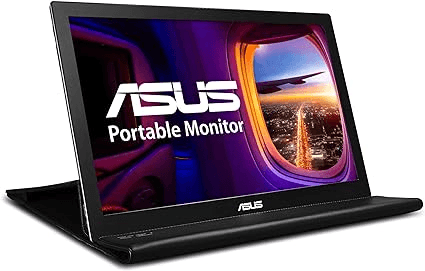 Asus ASUS MB168B Portable USB Monitor - 15.6 inch, HD, USB-powered, Ultra-slim, Smart Case - thumbnail 1